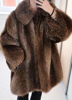 Bontjas Bruine Wasbeerhond Dikke Vacht Pellicce Canali Fur, Kleding | Dames, Maat 38/40 (M), Bruin, Zo goed als nieuw, Pellicce Canali