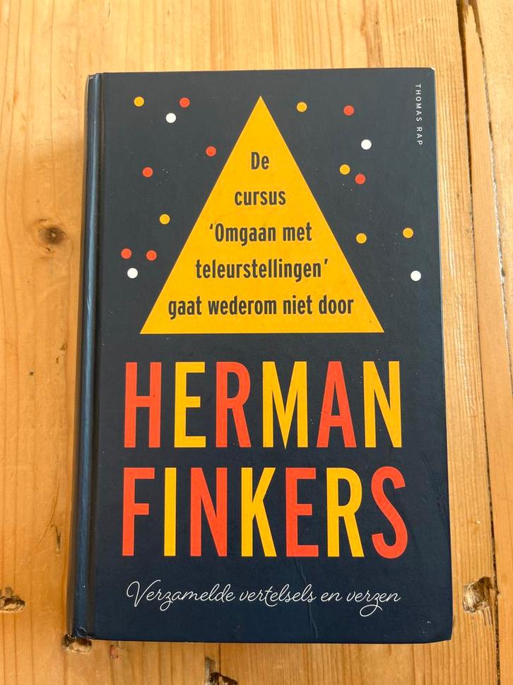 Herman Finkers - De cursus 'Omgaan met teleurstellingen', Boeken, Humor, Gelezen, Cabaret, Ophalen of Verzenden