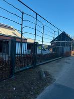 Heras Schuifpoort 8.00 meter doorrijden -Toegangspoort, Tuin en Terras, Ophalen, Gebruikt, Staal, Schuifpoort