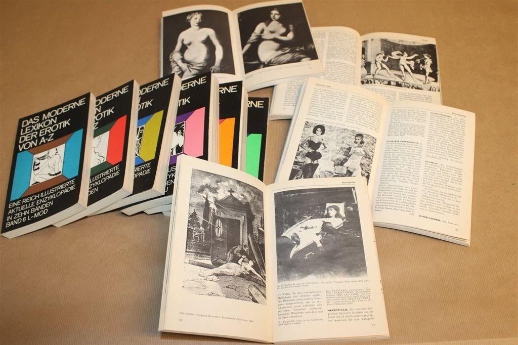 Das Moderne Lexikon der Erotik — 10 Delen Compleet 1969, Boeken, Ophalen of Verzenden, Gelezen