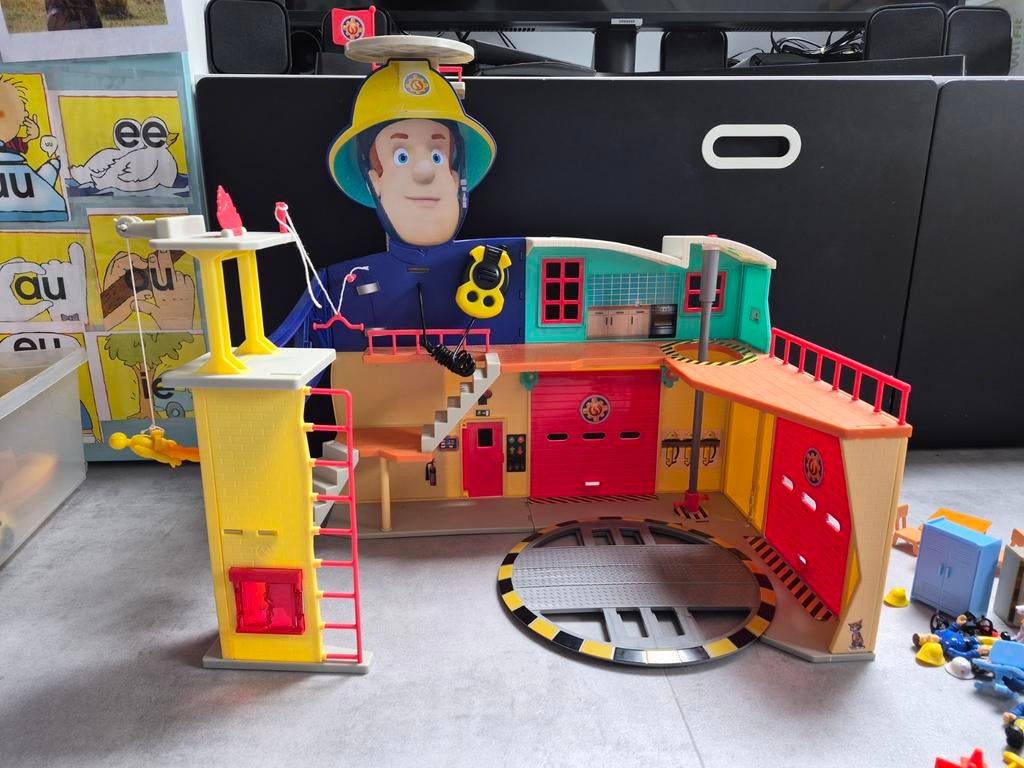 Brandweerman Sam brandweerkazerne xxl, Kinderen en Baby's, Speelgoed | Actiefiguren, Ophalen