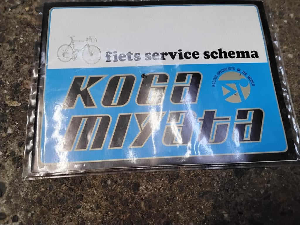 KOGA MYATA SERVICEBOEKJE, Ophalen of Verzenden, Apple iPhone