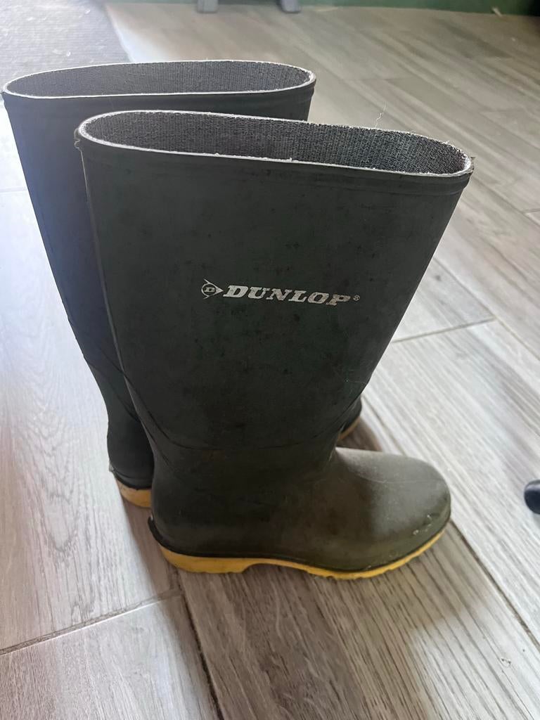 Dunlop regenlaarzen maat 37 - Groen, Ophalen, Jongen of Meisje, Laarzen, Zo goed als nieuw