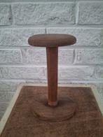 Vintage houten hoedenstandaard / pruikenstandaard, Ophalen of Verzenden