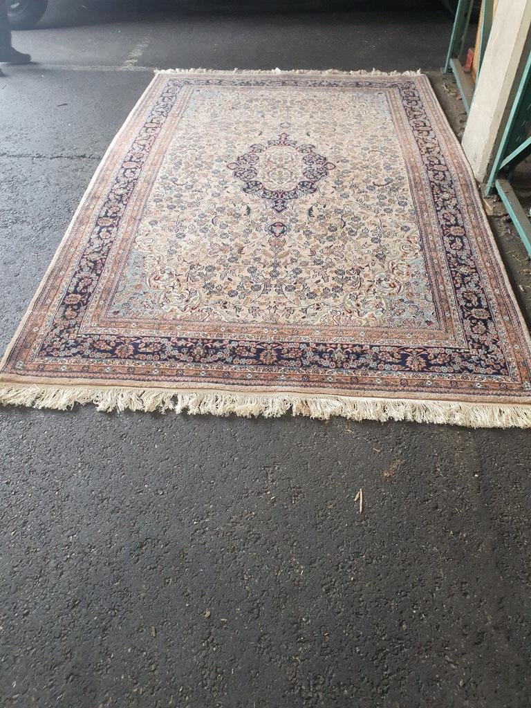 Perzisch tapijt met klassiek patroon 1.95 x 300, Gebruikt, 100 tot 150 cm, 200 cm of meer, Ophalen of Verzenden