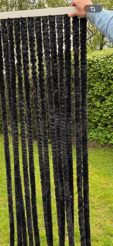 Gordijn chenille vliegengordijn, Ophalen, Zo goed als nieuw