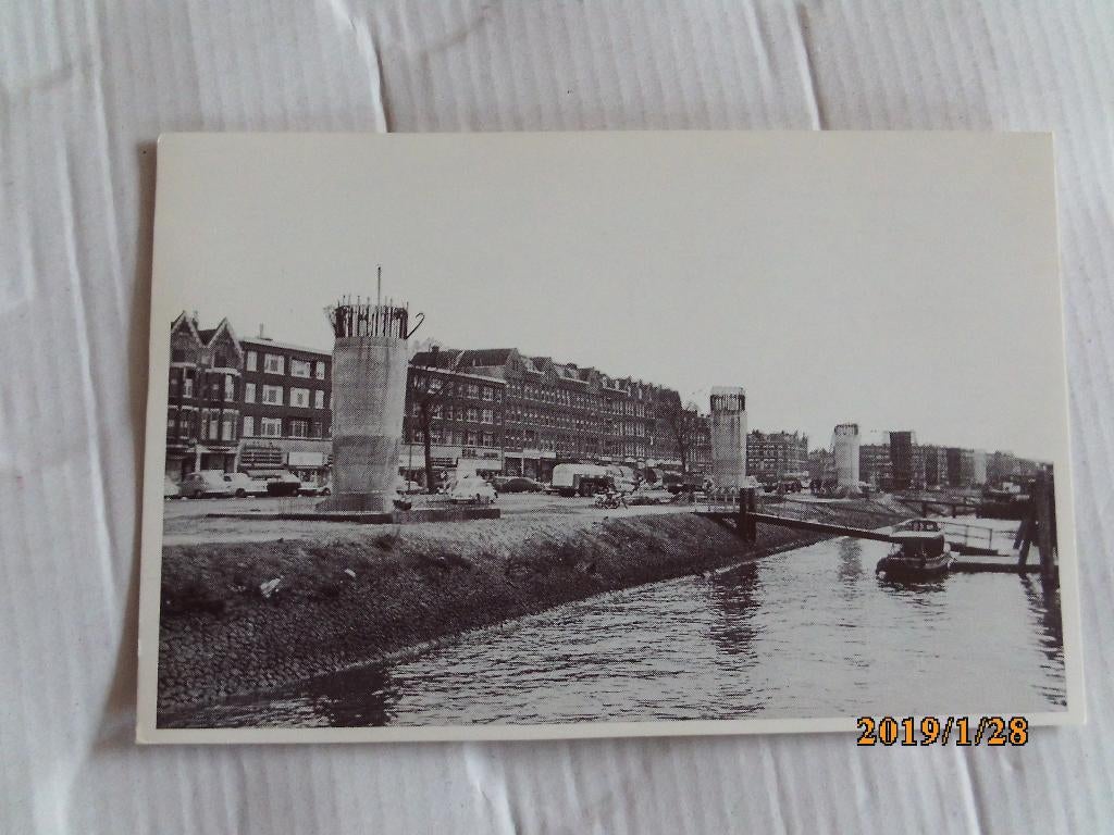 ansichtkaart metro hillelaan-maashaven, Ophalen of Verzenden, 1960 tot 1980, Ongelopen, Zuid-Holland