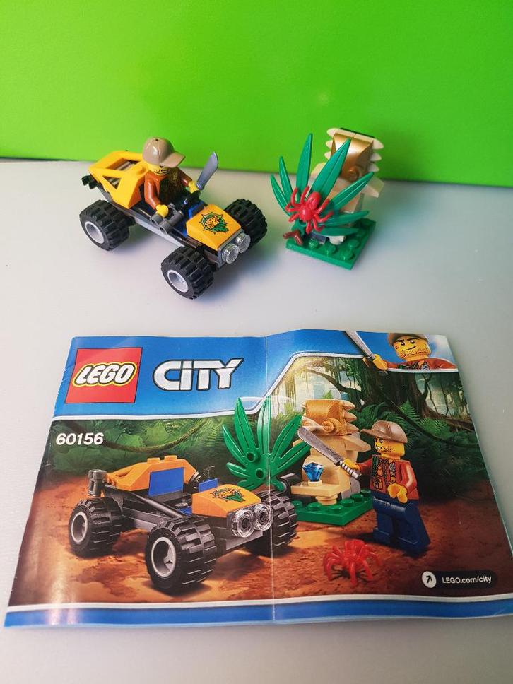 Lego 60156 - Jungle Buggy 1, Kinderen en Baby's, Speelgoed | Duplo en Lego, Gebruikt, Lego, Complete set, Inclusief instructies
