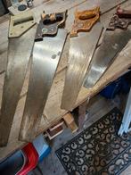 4 oude handzagen voor de verzamelaar ))) Zie foto,s., Ophalen of Verzenden, Gebruikt