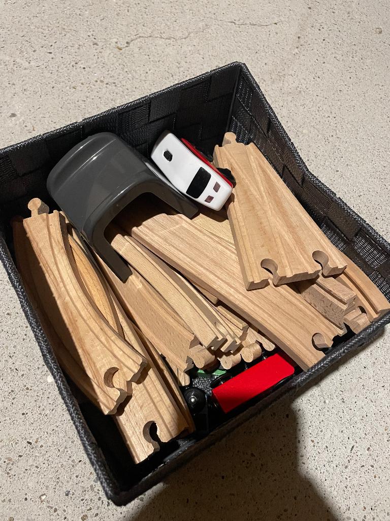 IKEA houten treinbaan, Ophalen, Zo goed als nieuw