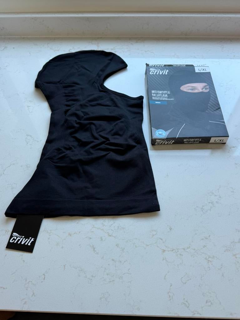 Crivit balaclava motorcycle zwart maat L / XL NIEUW, Ophalen of Verzenden, Nieuw met kaartje, Dames, Overige typen
