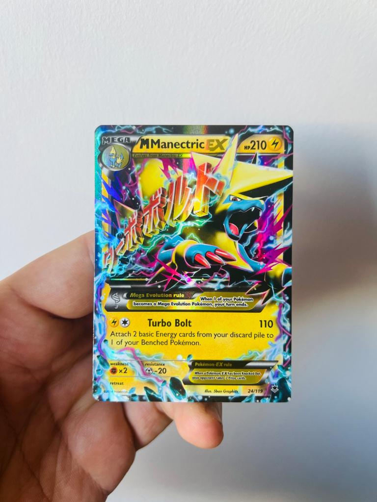 M Manectric EX 24/119 Phantom Forces XY Holo Pokemon, Verzenden, Zo goed als nieuw, Losse kaart, Foil
