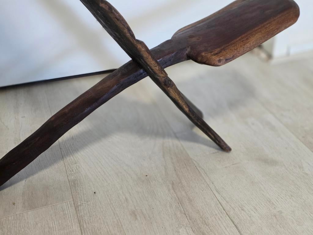 Handgemaakte Afrikaanse stoel, Ophalen of Verzenden, Nieuw, Eén