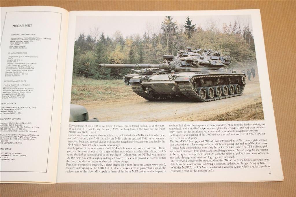 M60 A3 — Amerikaanse Gevechtstank Fotoboek [EN], Ophalen of Verzenden, Tweede Wereldoorlog, Gelezen, Overige onderwerpen