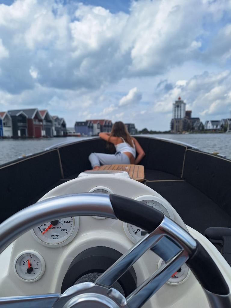 Prachtige snelvarende Sunrise sloep, Ophalen of Verzenden, 3 tot 6 meter, Buitenboordmotor, Polyester