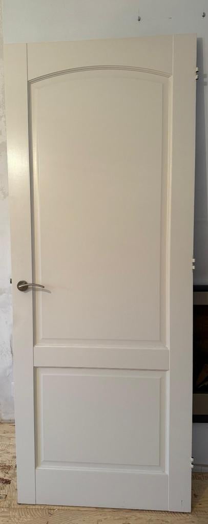 4x zeer goede staat massieve binnendeuren incl deurbeslag, Ophalen, Minder dan 80 cm, Binnendeur, Zo goed als nieuw