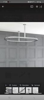 Douchegordijnstang Ovaal Chroom, Ophalen, Nieuw