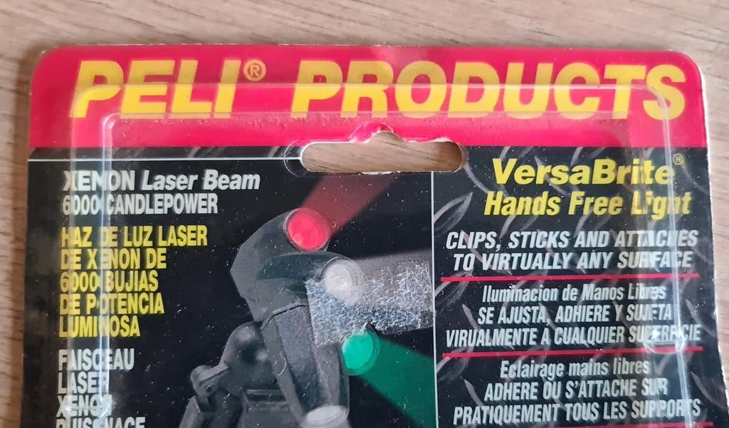 Peli Products VersaBrite Xenon Laser Beam Zaklamp Nieuw, Ophalen of Verzenden, Nieuw, Batterij