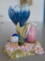 Beeldje Krokus met Vogel Pasen Villeroy en Boch Bunny Family, Ophalen of Verzenden