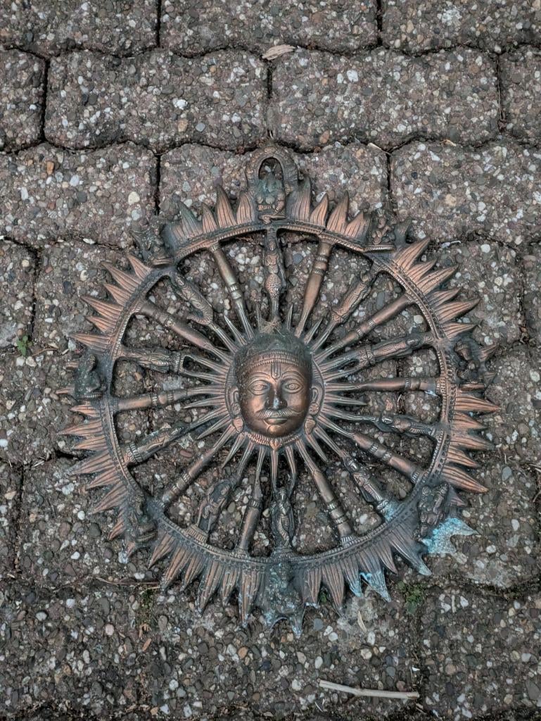 Wanddecoratie Buddha Wandbeeld Zomergod Decoratie, Ophalen of Verzenden