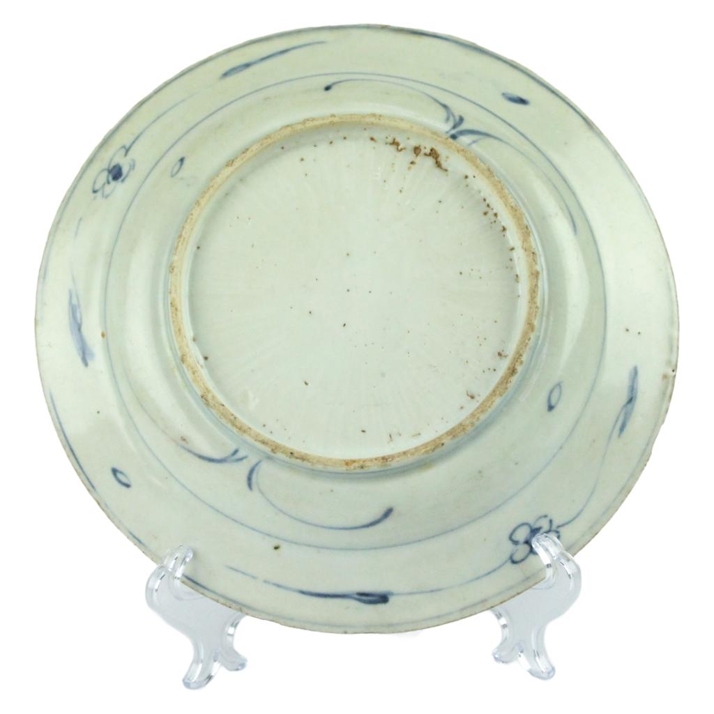 Antiek Chinees blauw-wit bord Wanli, ca. 1573–1620, Ophalen of Verzenden