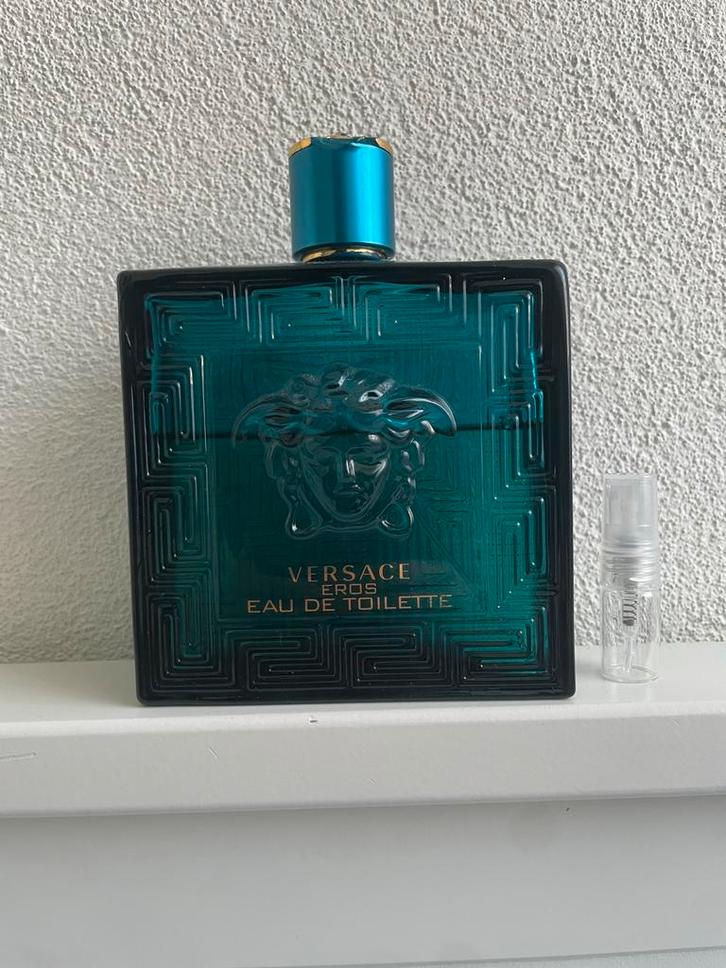Versace Eros Eau de Toilette sample/decant 2 ml, Sieraden, Tassen en Uiterlijk, Uiterlijk | Parfum, Nieuw, Ophalen of Verzenden