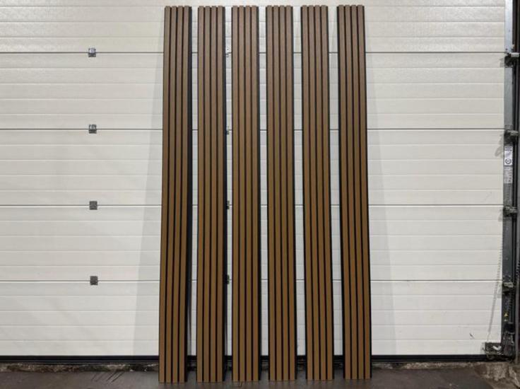 Wandbekleding/Gevelbekleding Composiet Teak  2900 mm, Gevelrenovatie