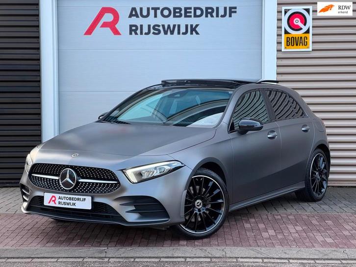 Mercedes-Benz A-klasse 250 e AMG Line Pano/360/Memory/Sfeer, Auto's, Mercedes-Benz, Bedrijf, Te koop, A-Klasse, 360° camera, ABS