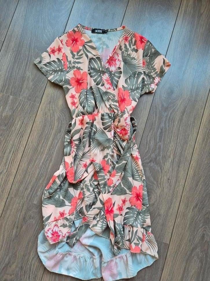 Zomerjurkje tropical Europe Kids maat 152, Kinderen en Baby's, Kinderkleding | Maat 152, Europe Kids, Meisje, Ophalen of Verzenden