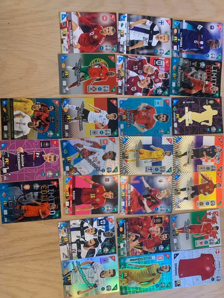 UEFA Euro 2020 Panini Voetbal Kaarten Collectie + Blik, Ophalen of Verzenden, Zo goed als nieuw, Overige sporten, Spelerskaart