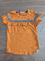 Leuk oranje shirt met ruches, maat 104, LOOXS, Meisje, Ophalen of Verzenden, Zo goed als nieuw