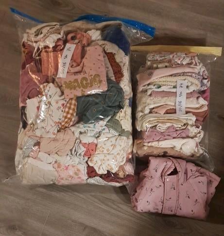 Zak babykleding meisjes maat 50/56 tot en met 74, Ophalen of Verzenden, Gebruikt, Diverse merken, Meisje