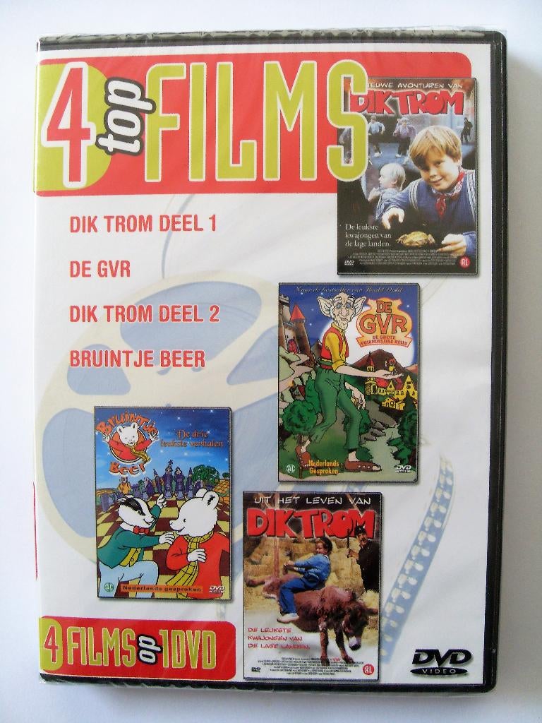 De GVR - Dik Trom 1 & 2 - Bruintje beer (originele dvd's), Cd's en Dvd's, Europees, Tekenfilm, Alle leeftijden, Boxset