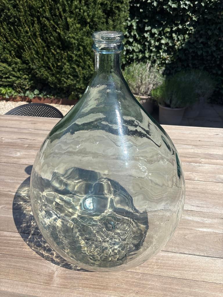 Grote glazen fles van Pols Potten - Vaas/Decoratie, Ophalen, Zo goed als nieuw