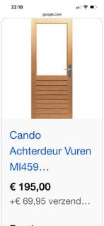Cando Achterdeur Vuren MI459, Nieuw, Ophalen of Verzenden, Buitendeur, 200 tot 215 cm