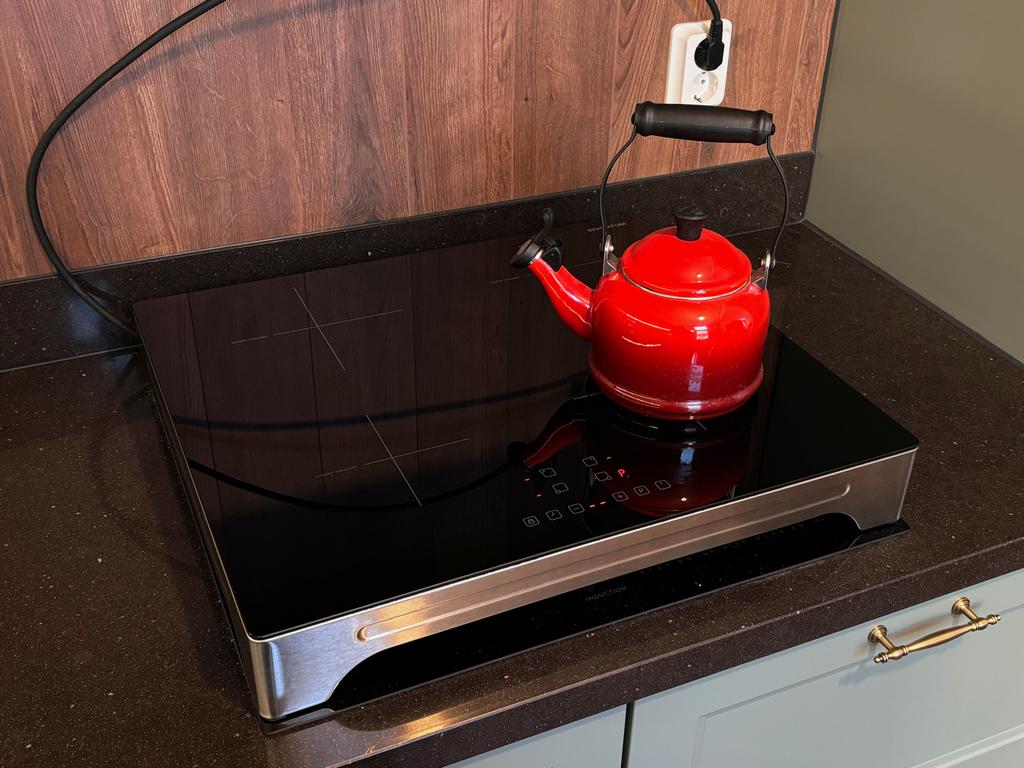 Inventum VKI6010ZIL/01 Vrijstaande Inductiekookplaat 3500W, Witgoed en Apparatuur, Kookplaten, Ophalen, Gebruikt, 4 kookzones