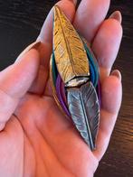 Vintage Langani Broche Goud/Zilver, Sieraden, Tassen en Uiterlijk, Broches, Overige materialen, 4 tot 7 cm, Ophalen of Verzenden