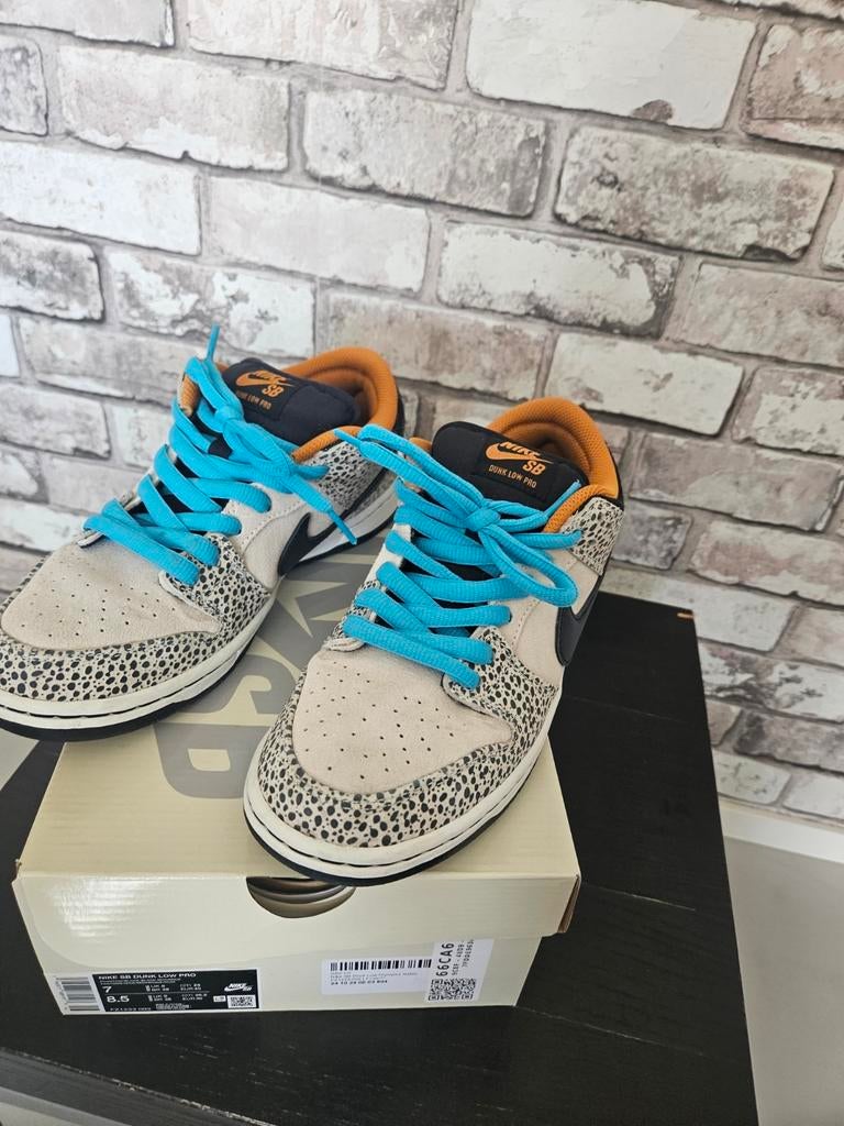 Nike SB Dunk Low Pro Safari - Maat 40, Beige, Nike, Ophalen of Verzenden, Sneakers of Gympen