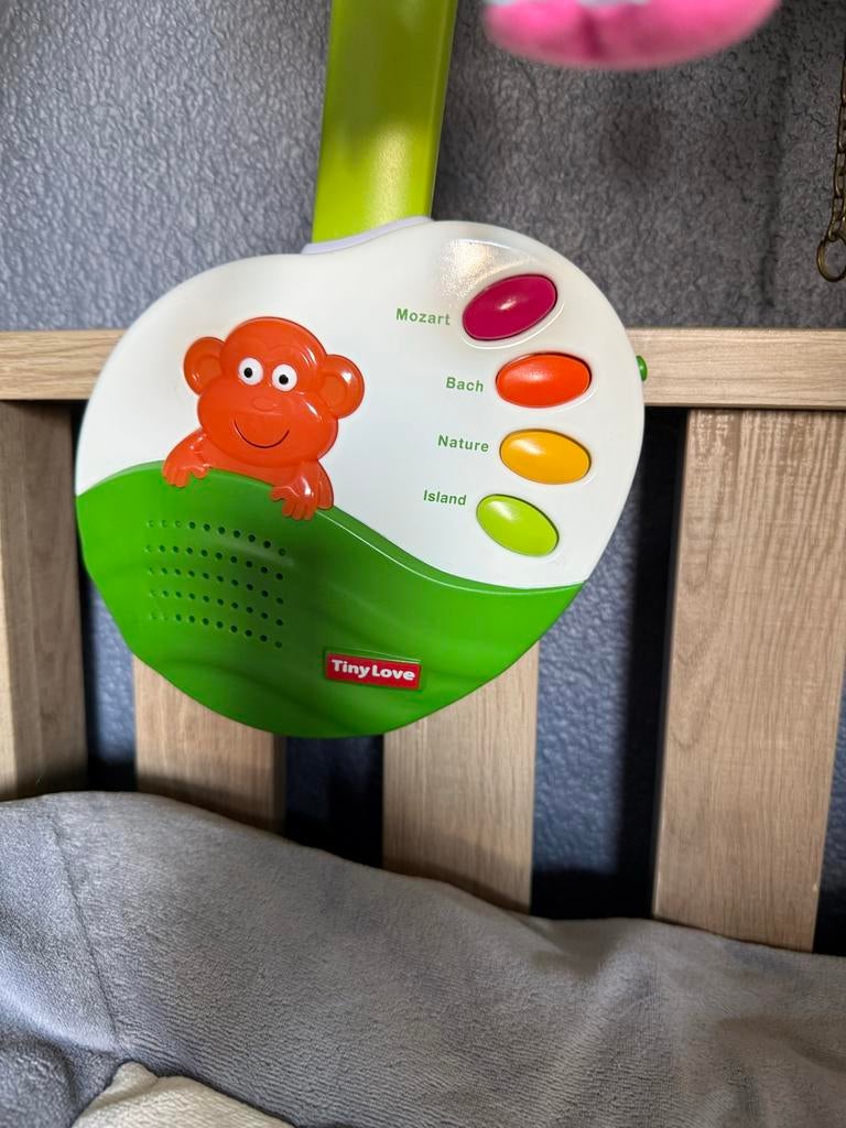 Tiny Love Muziekmobiel met klassieke muziek, Kinderen en Baby's, Speelgoed | Babyspeelgoed, Ophalen, Gebruikt, Mobiel, Met geluid