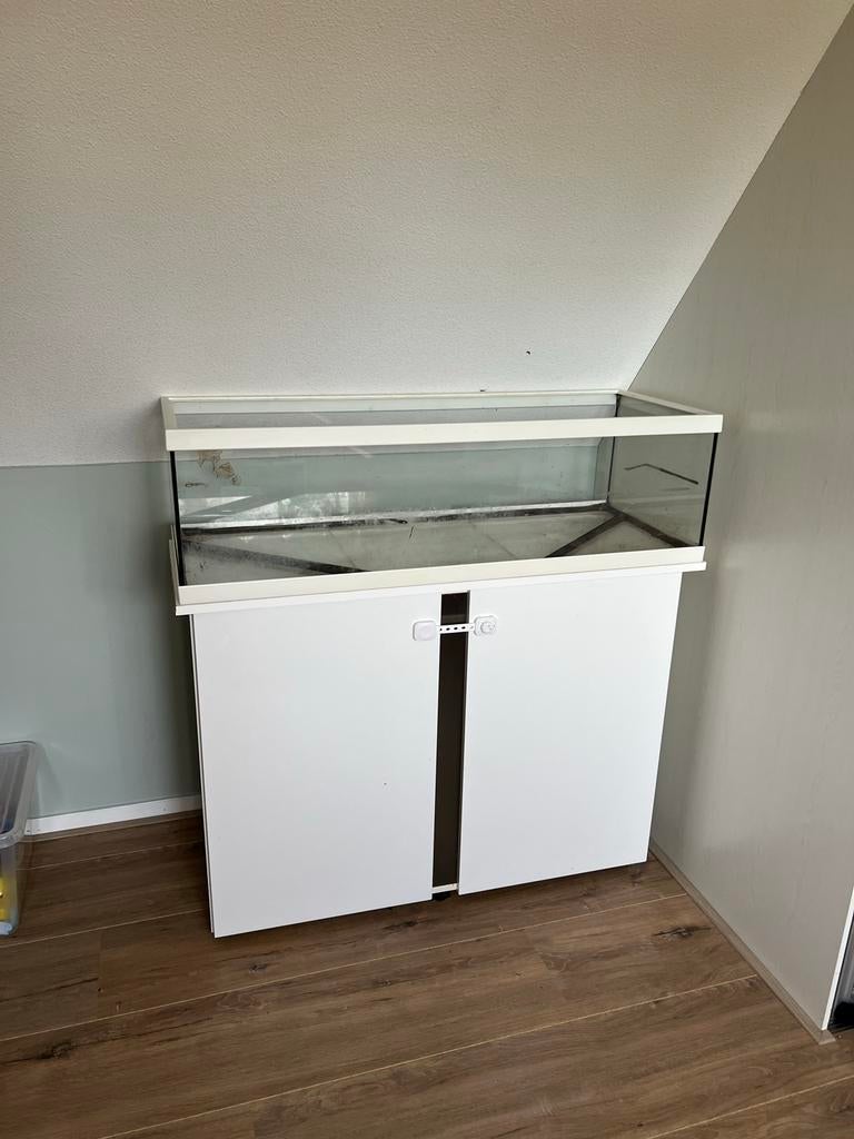 Aquariumlast met leeg aquarium, Dieren en Toebehoren, Vissen | Aquaria en Toebehoren, Ophalen, Leeg aquarium