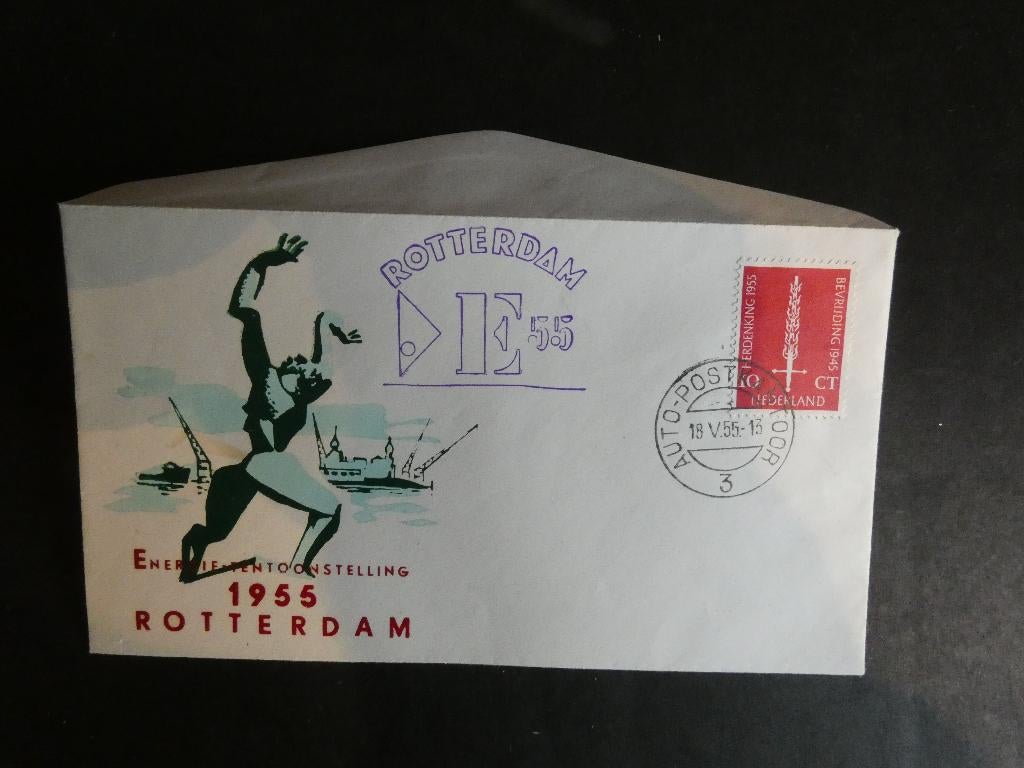 Bevrijdingszegel op speciaal cover., Postzegels en Munten, Ophalen of Verzenden, Onbeschreven, Nederland