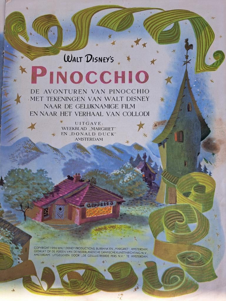 Pinocchio, Walt Disney, Boeken, Ophalen of Verzenden, Gelezen
