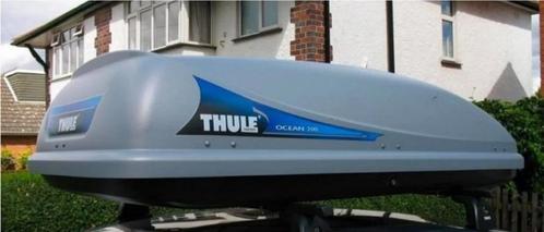 Te huur: Dakkoffer Thule Ocean M 200 + dakdragers, Auto diversen, Dakkoffers, Gebruikt, Ophalen