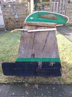 Oud houten groot Roer.., Watersport en Boten, Ophalen, Gebruikt
