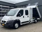 Peugeot Boxer 435 2.2 HDI DC HDI 150pk L4 Kipper Dubbele cab, Auto's, Origineel Nederlands, Te koop, 6 stoelen, Gebruikt