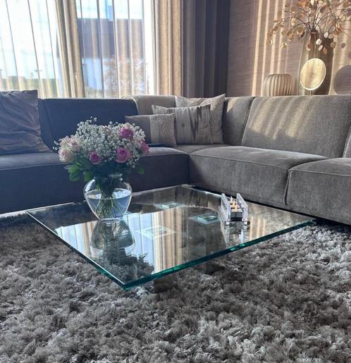 Salontafel, Huis en Inrichting, Tafels | Salontafels, Zo goed als nieuw, Minder dan 50 cm, 50 tot 100 cm, 50 tot 100 cm, Vierkant