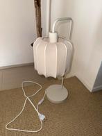 Beige Japandi Tafellamp van stof, Huis en Inrichting, Japandi, 50 tot 75 cm, Ophalen of Verzenden, Zo goed als nieuw