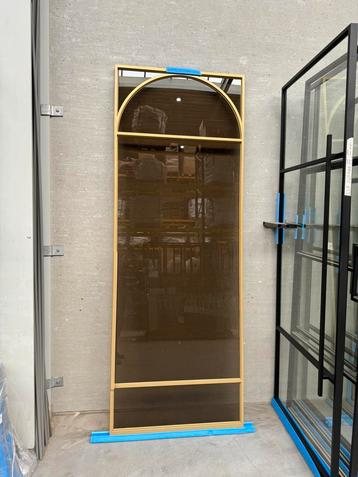 Taatsdeur 2628mm x 957mm goud /bronsglas *sale 120 beschikbaar voor biedingen