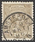Nederland NVPH nr 43 gestempeld Koningin Wilhelmina 1891, Verzenden, T/m 1940, Gestempeld