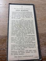 Adema Jan  1878 Nijhuizum 1944 Tjerkgaast x Minnema -28421, Ophalen of Verzenden, Bidprentje